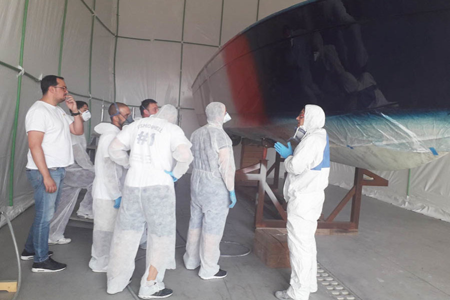 JOTUN radionica lakiranja nauticki-centar-liburnija-partneri