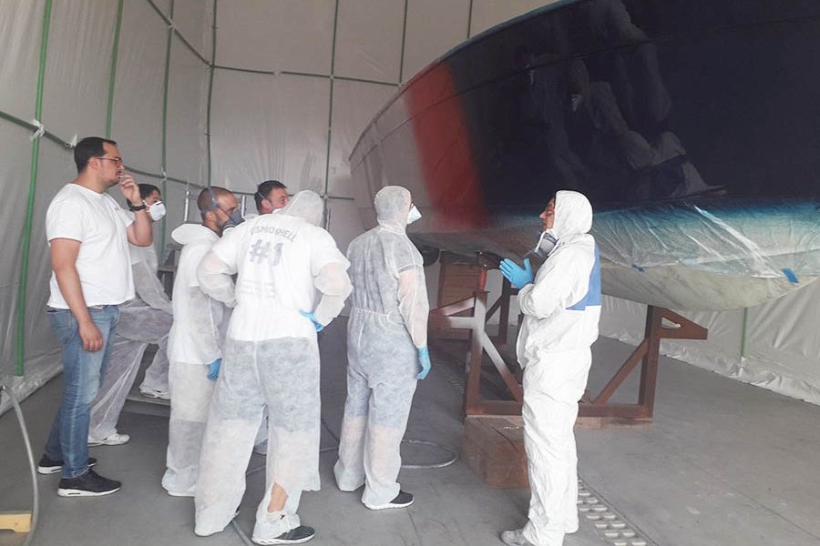 JOTUN radionica lakiranja nauticki-centar-liburnija-partneri